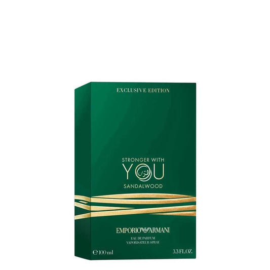 Emporio Armani Stronger With You Sandalwood Eau de Parfum for Men – 100 mL / 3.4 FL OZ
