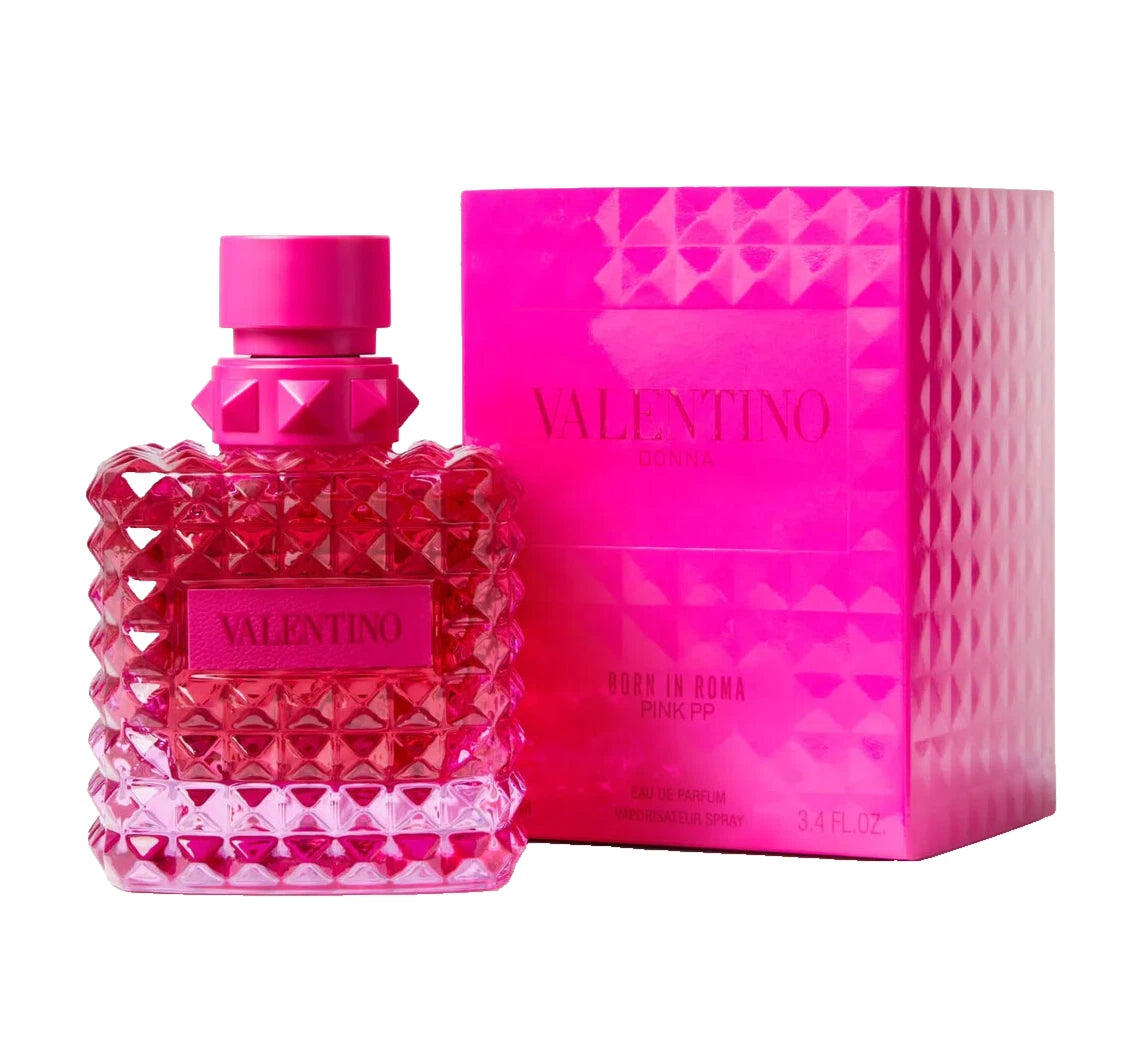 Valentino Born In Roma Pink PP Eau de Parfum for Women – 3.4 FL OZ / 100 mL