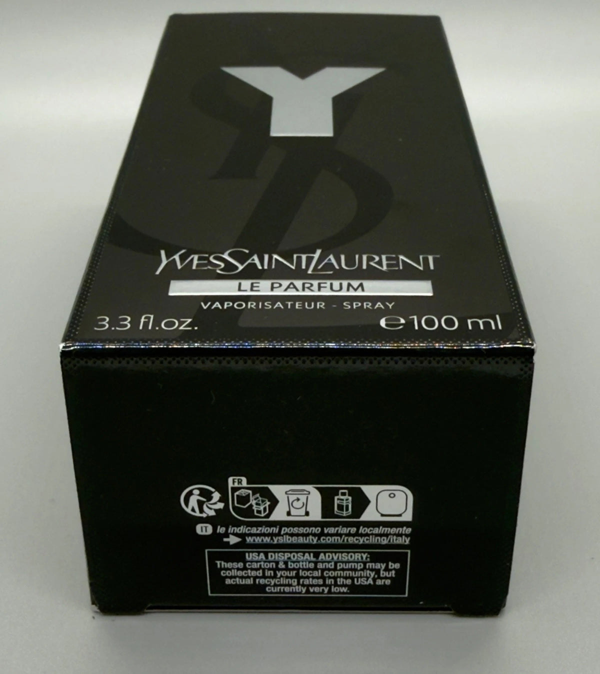 Yves Saint Laurent Y Le Parfum for Men – 3.3 FL OZ / 100 mL – 2025 – Open Box